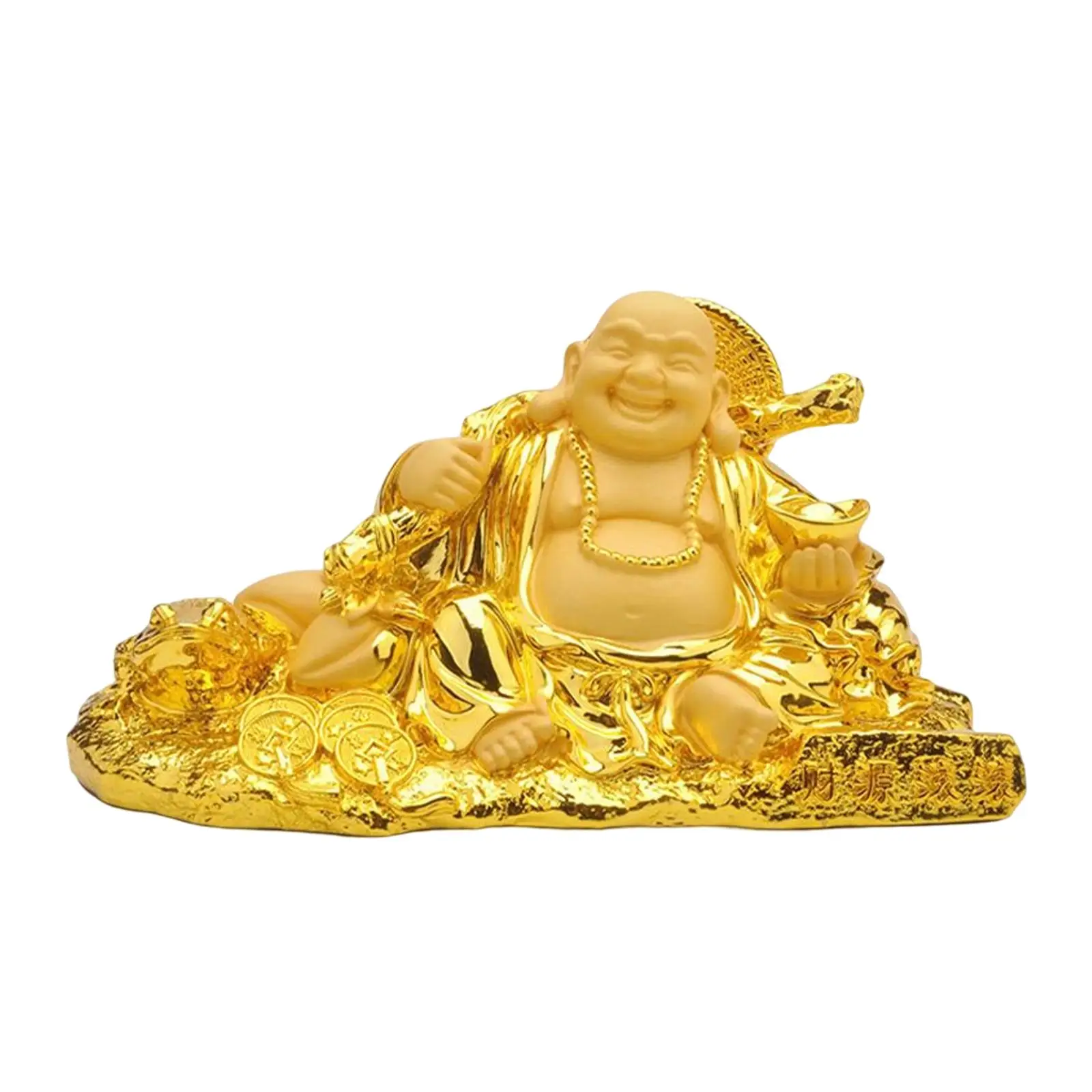 

Статуя Будды Maitreya Fengshui, коллекционная скульптура, традиционные антикварные поделки для приборной панели автомобиля, офиса, йоги, сада, укра...