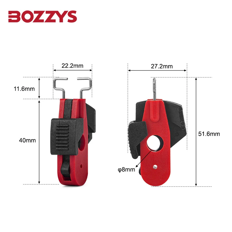 BOZZYS Блокиратор автоматического выключателя 1P
