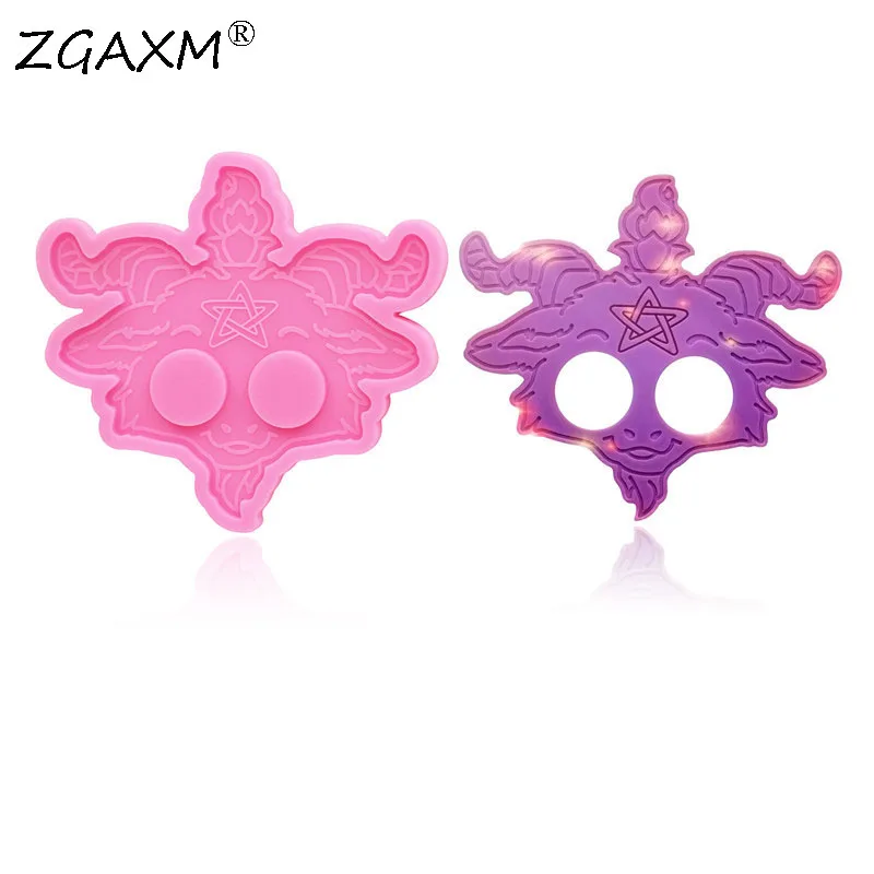 

LM 39-2 - DIY Shiny sheep UV Keychain kawaii Polymer Clay Epoxy Craft Silicone Mold ake Fondant Chocolate Mold Silicone