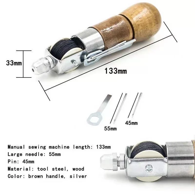 Акция! Шило для шитья кожи и ткани кожевенное ремесло с автоматическим замком