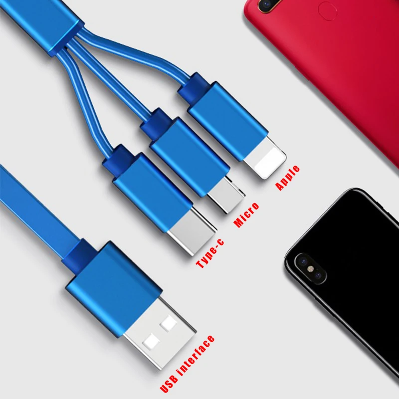 Автомобильный Выдвижной зарядный кабель USB три в одном для Audi Sline S3 S4 S5 S6 S7 S8 A3 A4 A5 A6