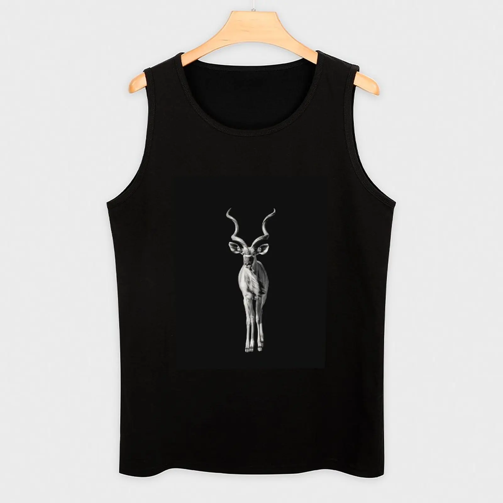 Greater Kudu Antelope Full Figure Tank Top мужские топы без рукавов Muscle fit