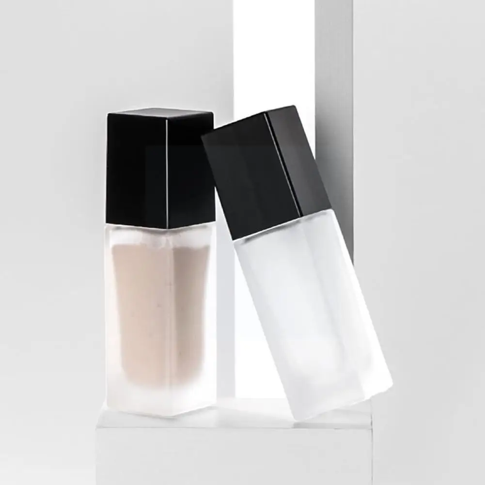 

30ml Clear Emulsion Cosmetic Packaging Container Lotion Yu8o Bottles Pump Glass Refillable Liquid Foundation Bottle Clear S J2a5