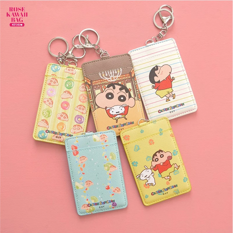 

Genuine Kawaii Crayon Shin-Chan Bag Card Holder Coin Purse Cartoon Wallet Crayon Shin-Chan Card Holder Coin Purse for Student