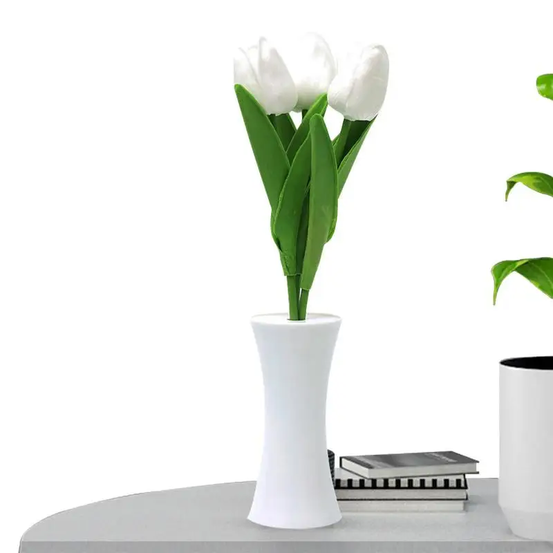 

Ночная лампа-тюльпан, ручная работа, прикроватная лампа с клеем, настольная лампа, подарок на день Святого Валентина, настольная лампа, деко...