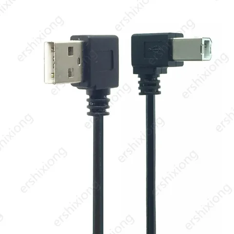 Угловой USB 2.0 кабель A-B CY 50/100 см