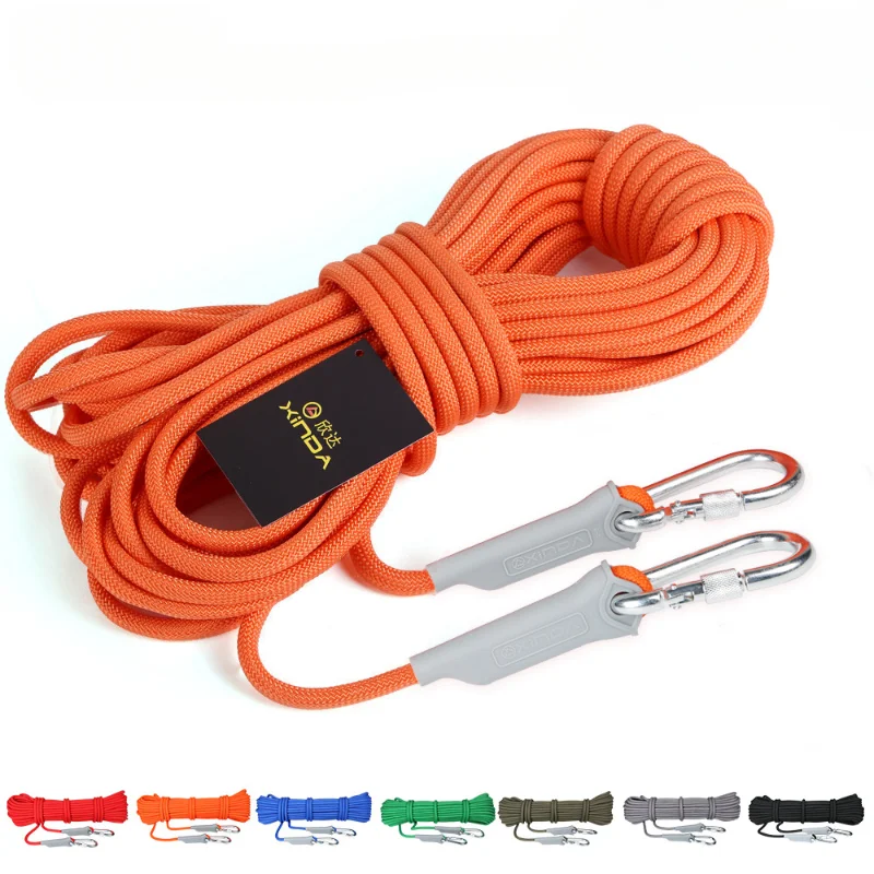 

10M Climbing Rock Outdoor Auxiliary Rope Trekking Hiking Accessories Traction Rope 10mm Diameter High Strength Cord Safety Rope