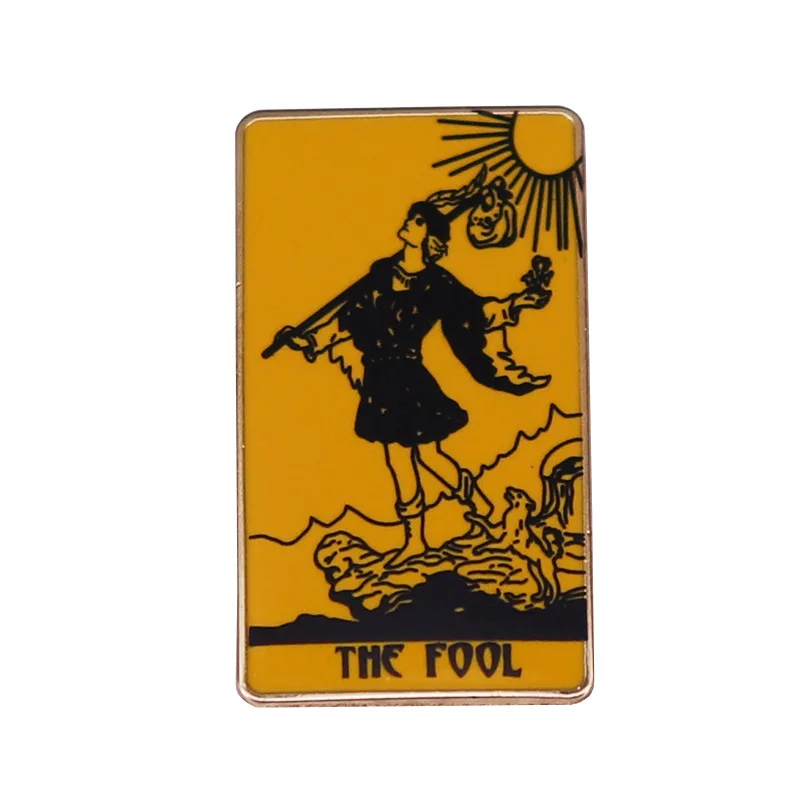 

Classic Tarot Fool the Great Arcana Television Brooches Badge for Bag Lapel Pin Buckle Jewelry Gift For Friends