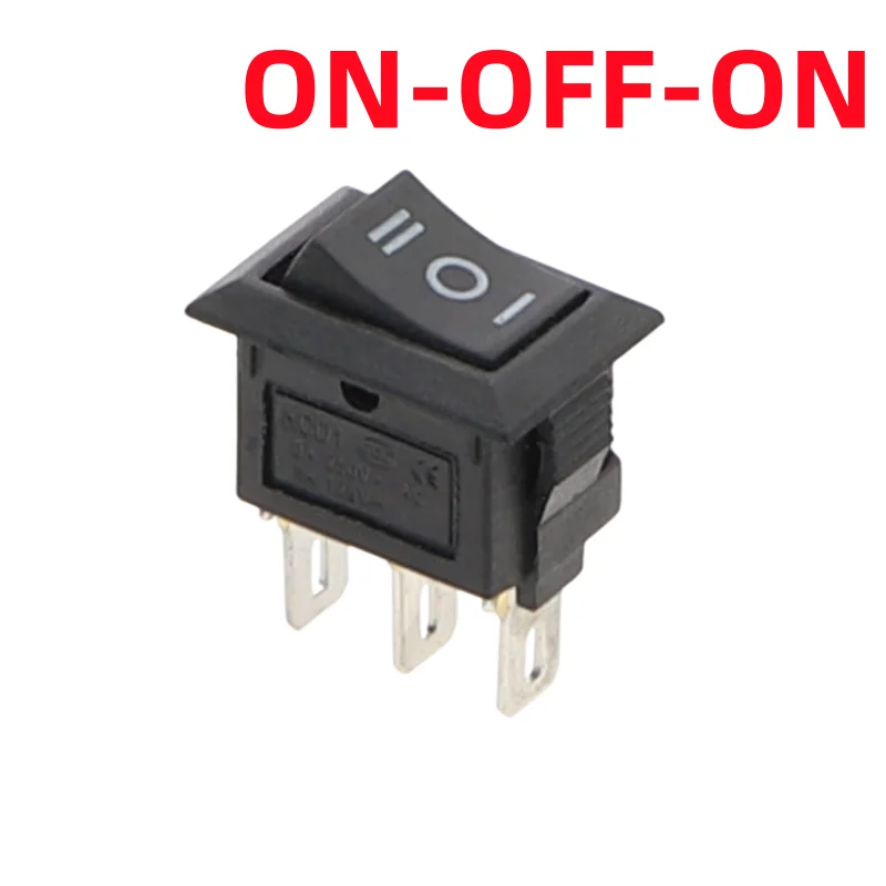 

Кулисный переключатель KCD11 черный/красный