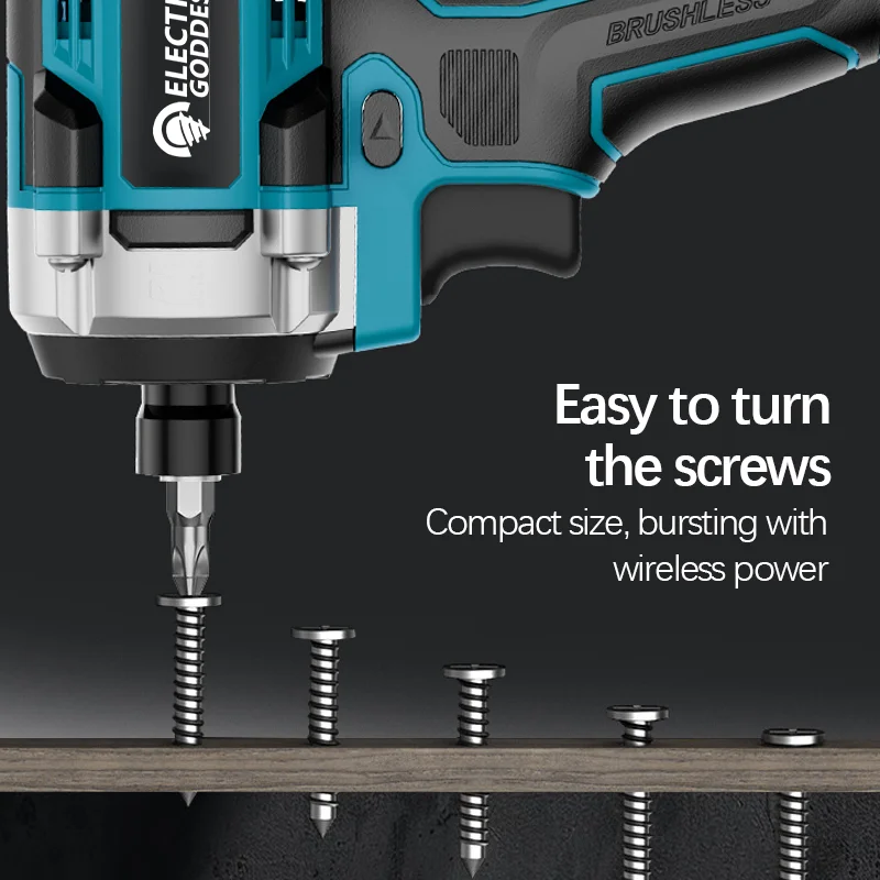 Электрическая Богиня 3200 RPM отвертка без щетки 4 уха Беспроводной электрический