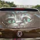 Новое поступление, 135 см x 55 см, наклейка на заднюю наклейка на ветровое стекло s, односторонняя виниловая наклейка на заднее стекло, фотопечатная пленка