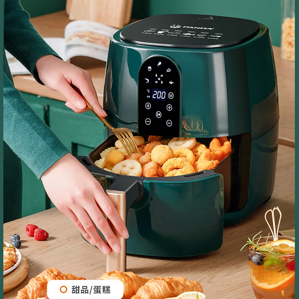 S Large Capacity Automatic Household Multi 360°baking Led Touchscreen Deep Fryer Without Oil