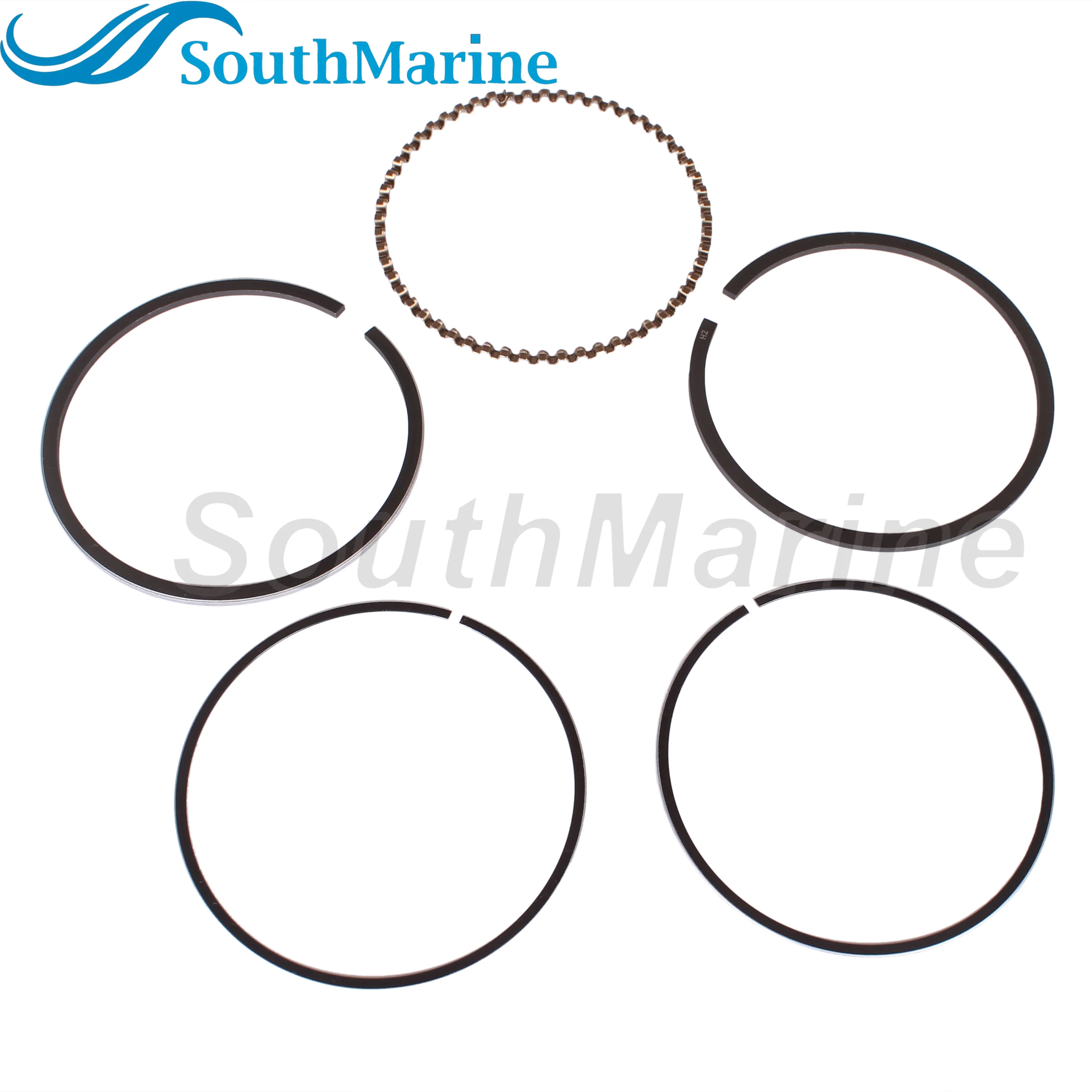 Фото Лодочный двигатель 3JD-87123-0 3JD 871230 Поршневое кольцо M STD для Tohatsu для Nissan 4HP 5HP 6HP/ 803518 T01 для Mercury Mariner №1