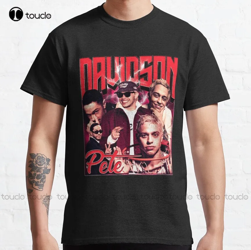 

Pete Davidson Classic T-Shirt Funny Shirts Custom Aldult Teen Unisex Digital Printing Tee Shirts Xs-5Xl All Seasons New Popular