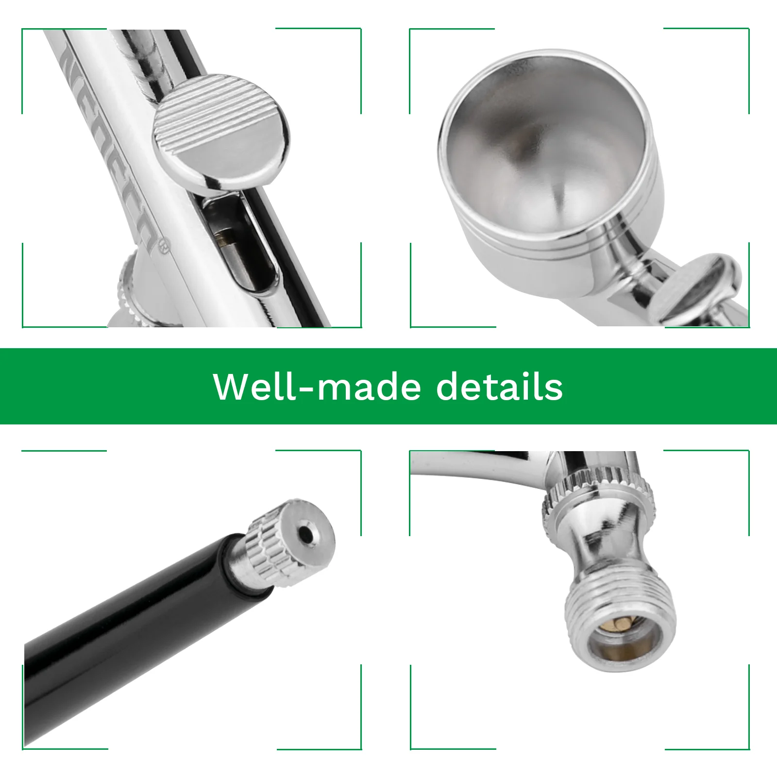 Мини-пистолет-распылитель NEOECO с гравитационной подачей двойного действия