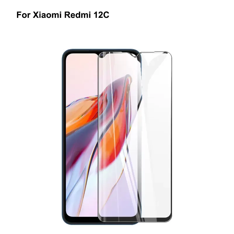

2 шт., ультратонкое защитное закаленное стекло для Xiaomi Redmi 12C
