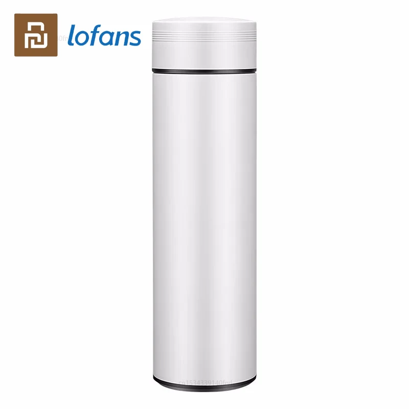 

Youpin Lofans Insulation cup 450ml tea water separation cup 304 stainless steel vacuum insulation portable outdoor car business