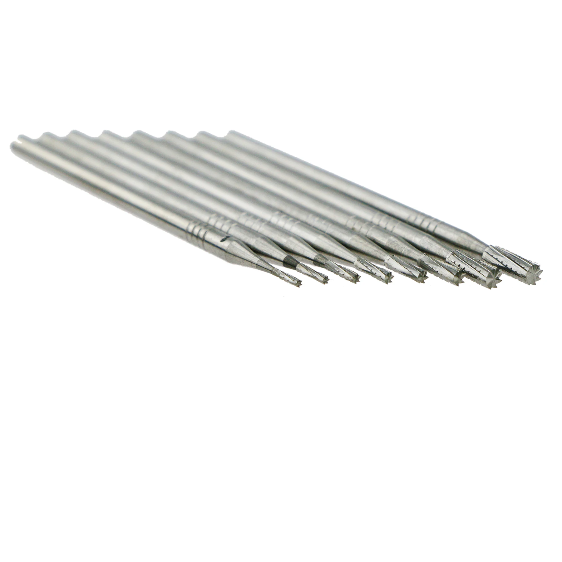 5 шт. Волновые зубные сверла плюс из твердого сплава с плоским продольным разрезом для низкоскоростной прямой конусной насадки с прямой носовой конусной ручкой 2,35 мм на.