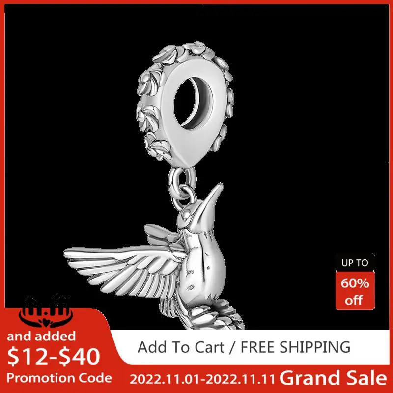 

Новое поступление, подвеска в виде пиковой птицы, бусина из стерлингового серебра 925 пробы подходит для оригинального браслета Пандоры, Жен...