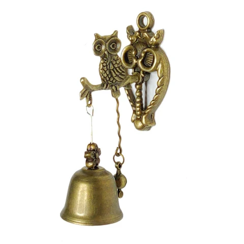 Металлические винтажные дверные звонки с животными
