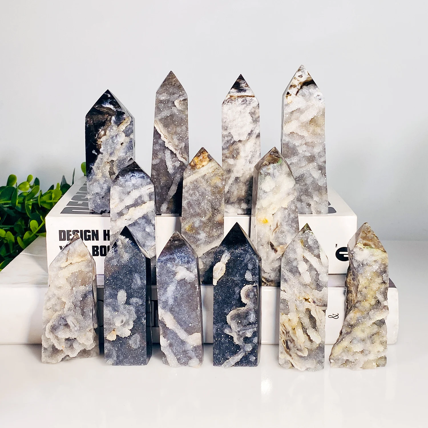 1 шт. натуральный кристалл красивая геодовая башня Sphalerite энергетический