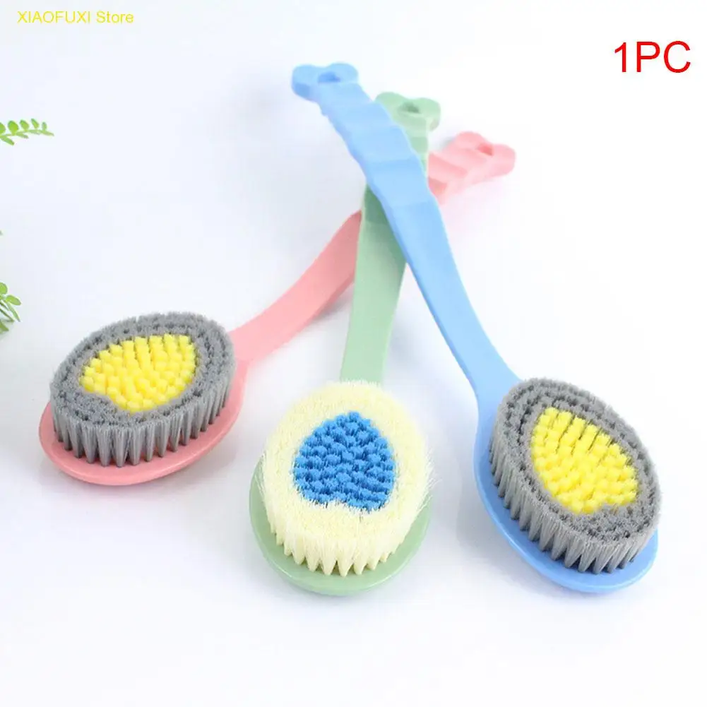 

Прочный инструмент, скруббер для массажа спины и тела, мягкая практичная щетка для очистки кожи, противоскользящая щетка для ванны, душ с дл...