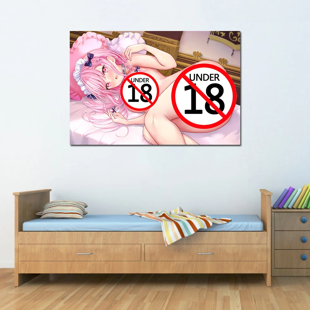 Аниме Сексуальная Обнаженная Горничная Без Цензуры Задница Киска Холст Картина