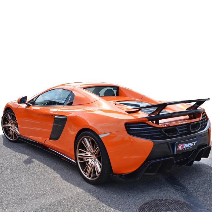 Бесплатная доставка комплект кузова для Mclaren 650s 650c сплиттер переднего бампера из