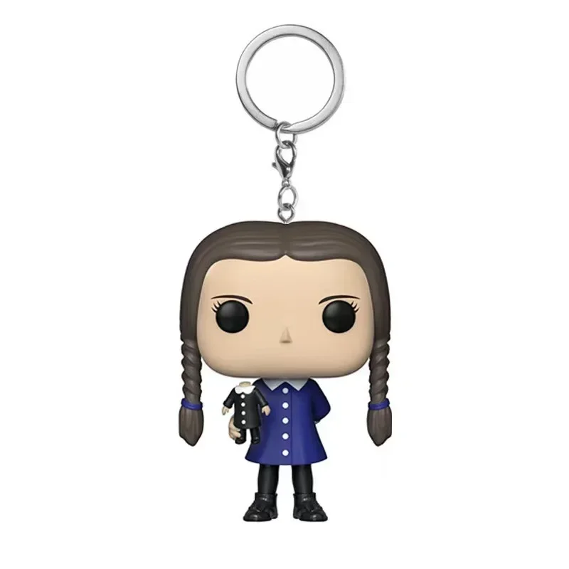 Фото Вторник: Семья Аддамс, 2-й сезон, Funko Pop!! Брелоки-игрушки: Двойные жареные пончики, косички, куклы-скрипки, брелоки-игрушки №5