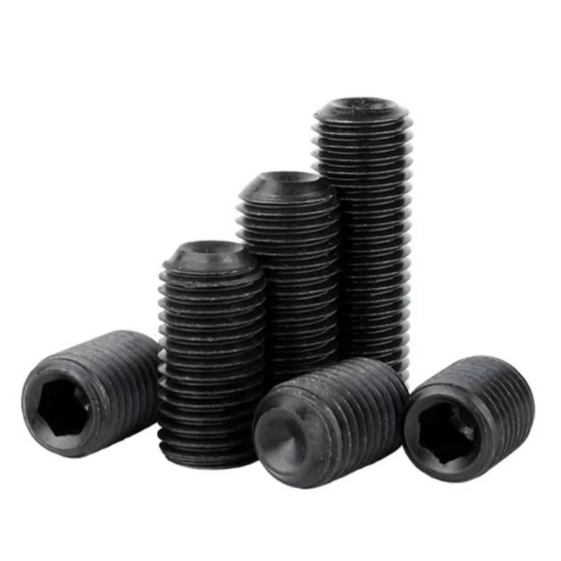 DIN913 тонкая резьба M3 M4 M5 M6 M8 M10 M12 12.9 класс стали шестигранный гнездо плоский зажим