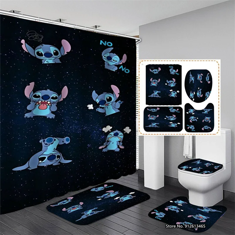 

Креативная душевая занавеска с рисунком из мультфильма Disney для детей и младенцев, украшение для ванной комнаты, душевая занавеска, одеяло