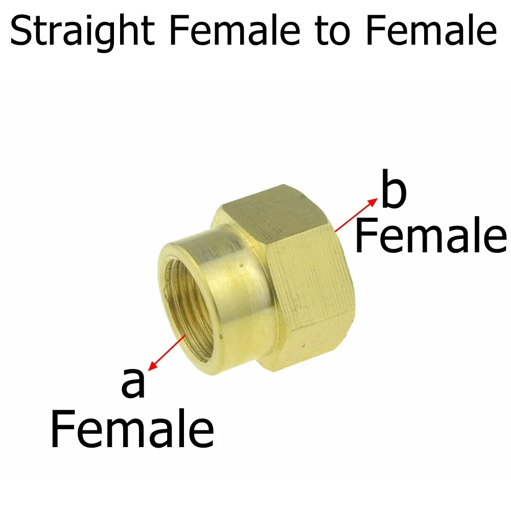 

Медный шестигранный переходник для труб WYWBEY 1/8 1/4 3/8 1/2 3/4