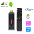 Новинка, тв-флешка X96 S400 4K для Android 10,0, мини-флешка для телевизора, 2,4G, wi-fi, 2 гб, 16 гб, смарт-тв-приставка Allwinner H313