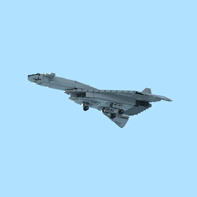 Военная серия истребитель Moc строительные блоки XB-70 Valkyrie модель бомбардировщика