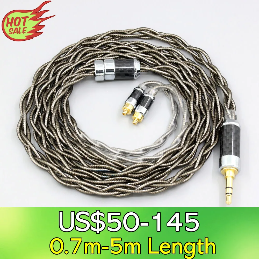 LN008203 99% Pure Silver Palladium + Graphene Gold Earphone Shielding Cable For Dunu dn-2002