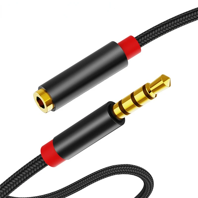 

3.5Mm Jack AUX Audio Kabel Ekstensi Pria Ke Wanita dengan Mikrofon Stereo 3.5 Adaptor Audio Kompatibel untuk Headphone PC