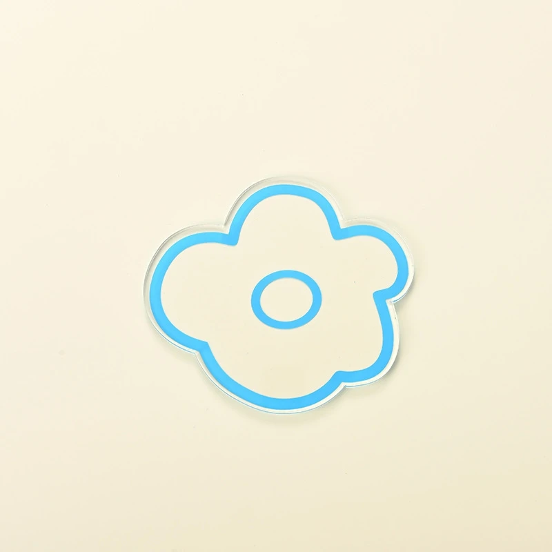 

Подставки для цветов, акриловые водонепроницаемые теплоизоляционные противоскользящие коврики для кофейных чашек, милые подушечки с цветами, кухонная посуда, коврик, украшение