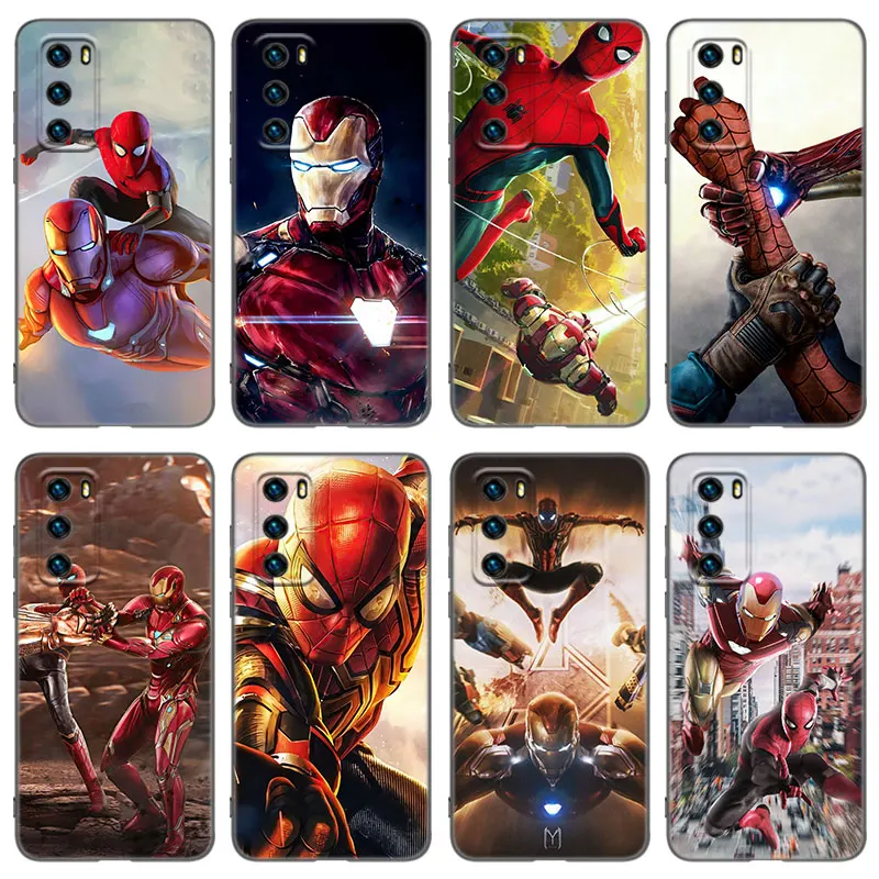 Чехол для телефона с изображением Железного Человека-паука Huawei P20 P30 P40 P50 P Smart Z S Pro