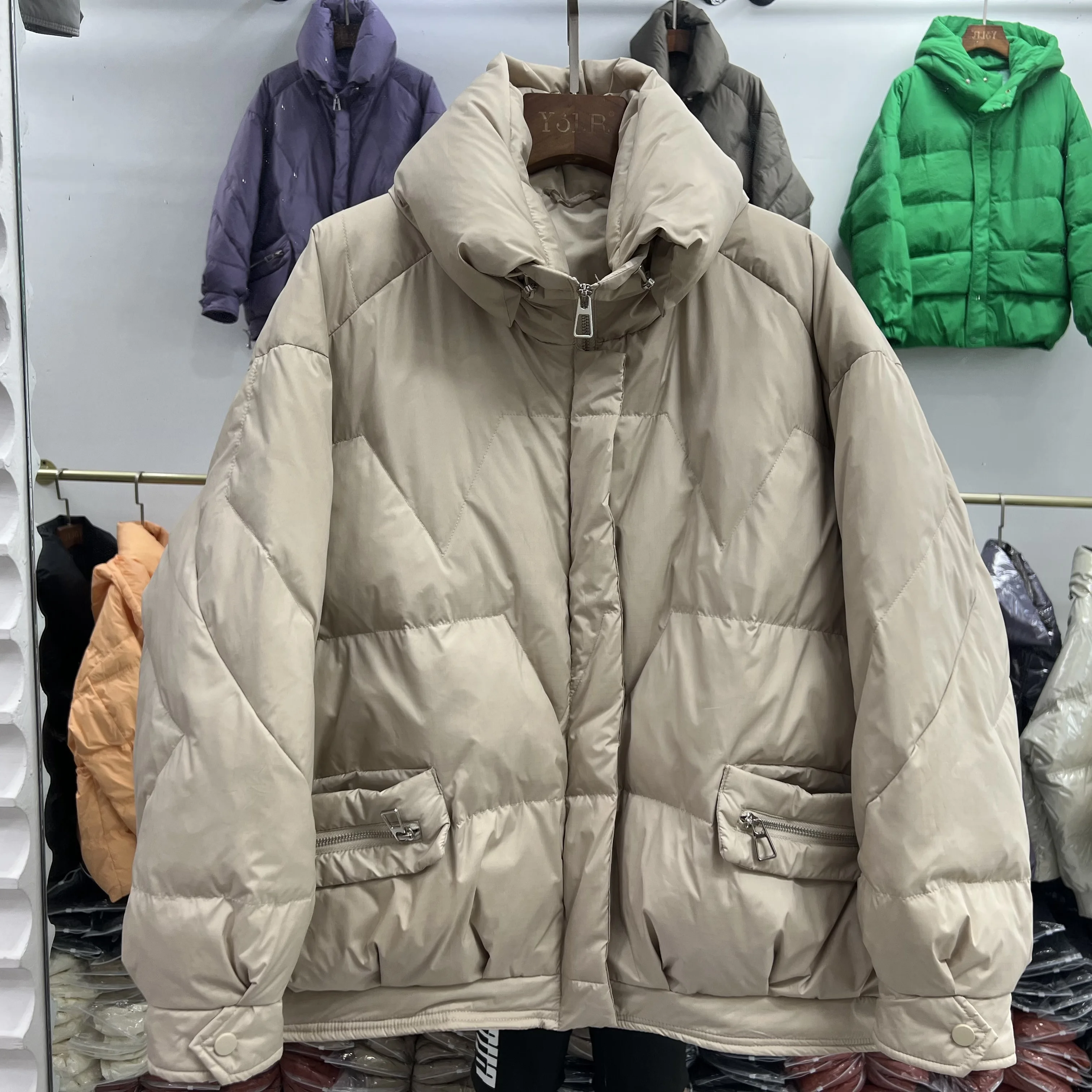 New Women Down Jacket Casual Style Autumn Winter Coats And Parkas Female Outwear