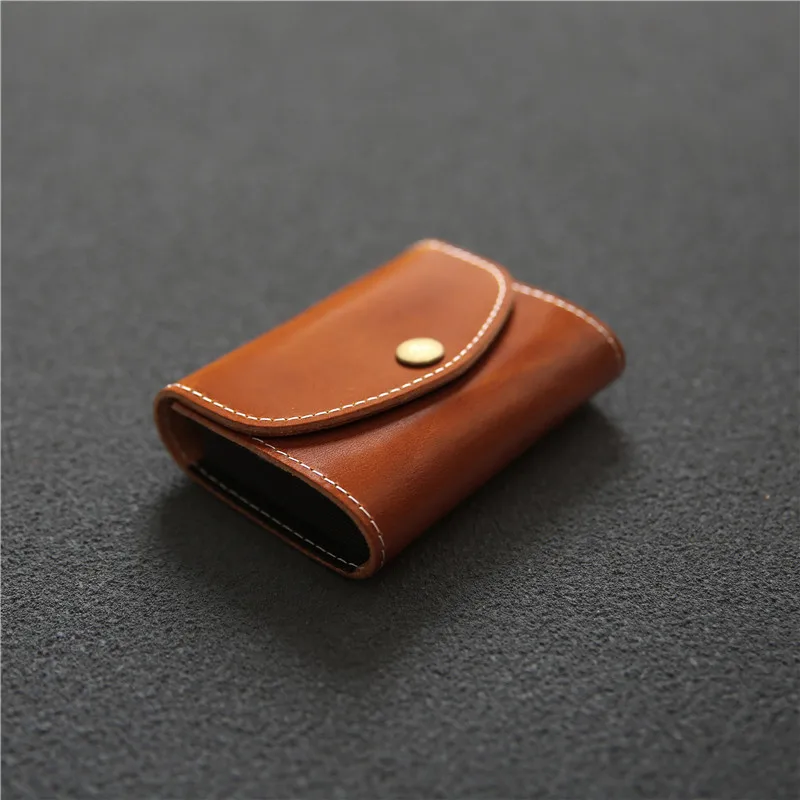 SIKU genuine leather men's card holder famous brand men wallet case