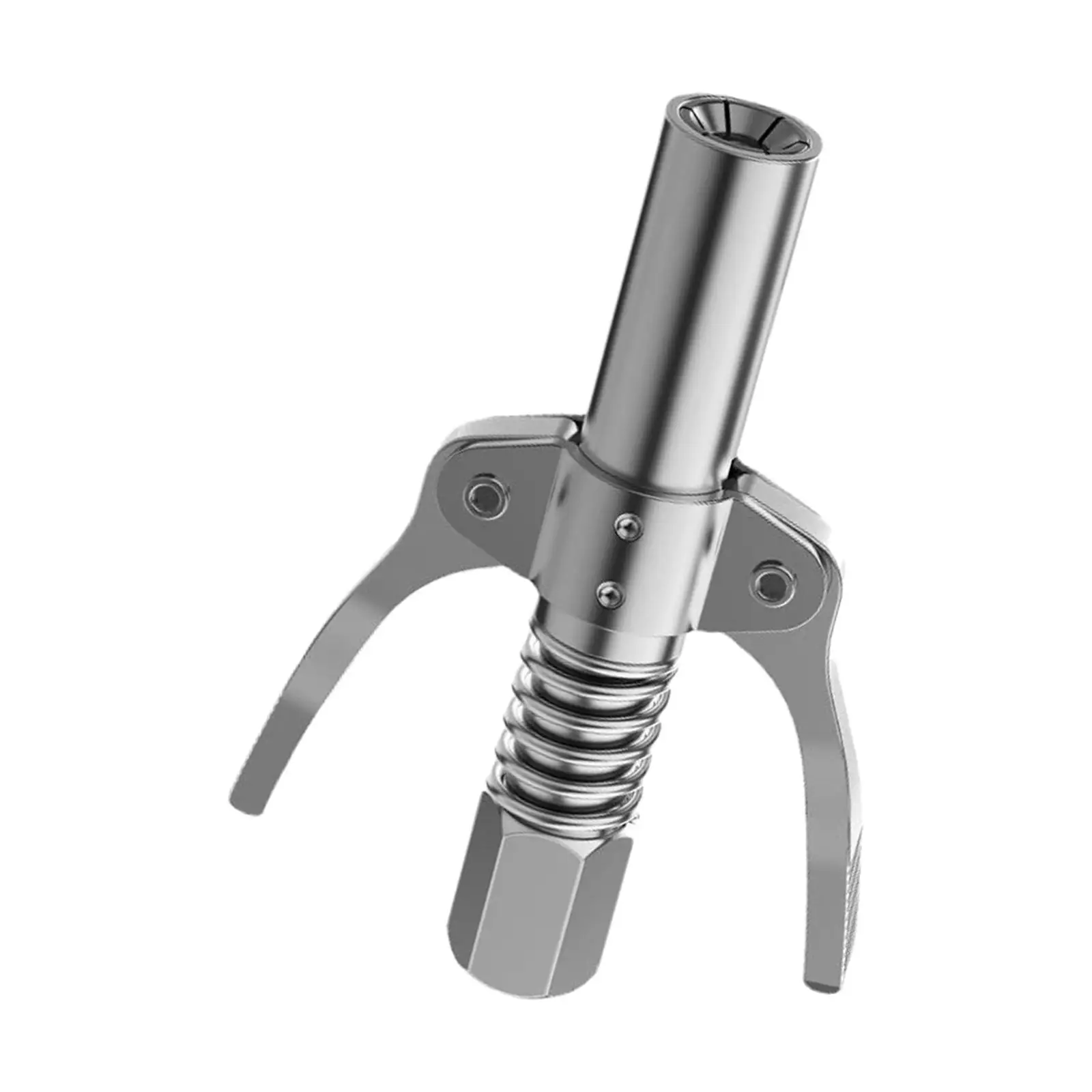 

Stainless Steel Grease Coupler lock and Release Hands Free Fittings Heavy Duty Grease Tool Tip Repair Shop Labor Saving