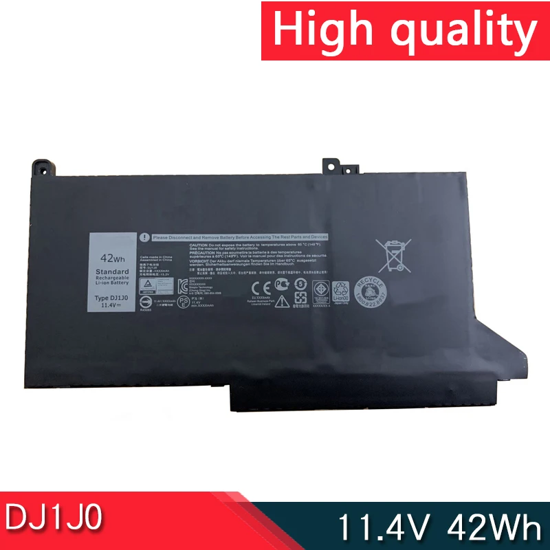Новый аккумулятор для ноутбука DJ1J0 11 4 В 42 Втч DELL Latitude 12 7000 7280 7290 7380 7390 7480 PGFX4 ONFOH DJ1JO