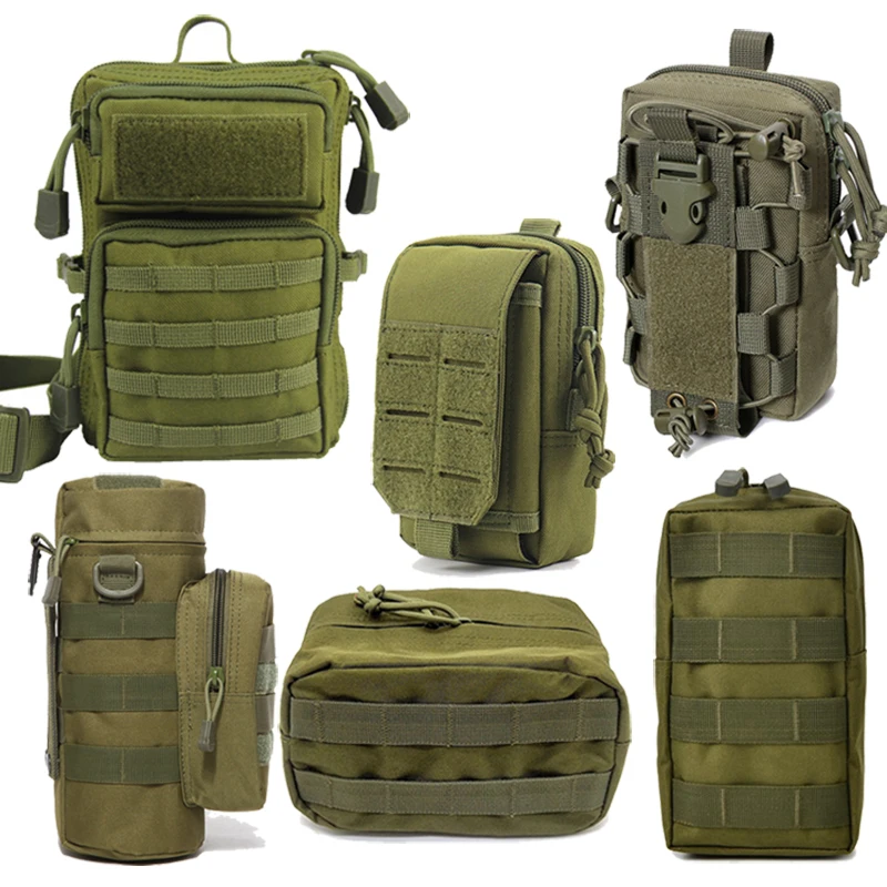 

Tactical Molle Pouch Military Waist Bag Outdoor Men EDC Tool Bag Vest Pack Mobile Phone Case Hunting Compact Bag Belt Pouches