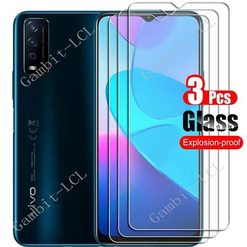 

3PCS 9H HD Tempered Glass For VIVO Y11s Y20 Y20s 6.51" Protective Film ON VivoY11s V2028 V2029, V2029_PK Screen Protector Cover