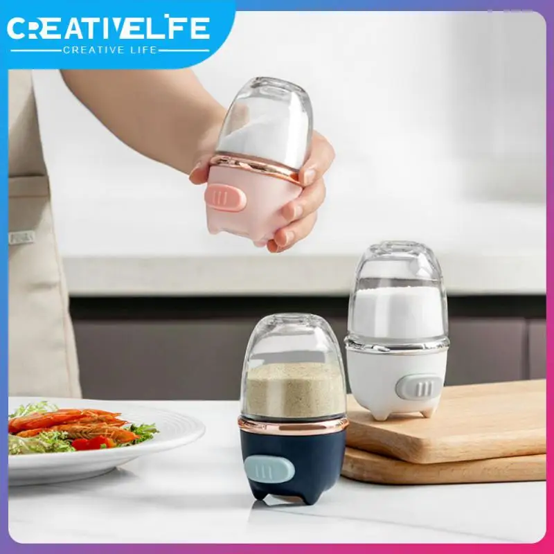 

Metering Salt Shaker Moisture-proof Sealed Household Seasoning Box Refillable Quantitative Salt Dispenser Salt Tank Sugar Bottle