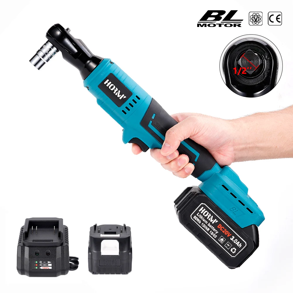 

Трещетка 50N.m аккумуляторная, торная, трещетка 1/2 дюйма