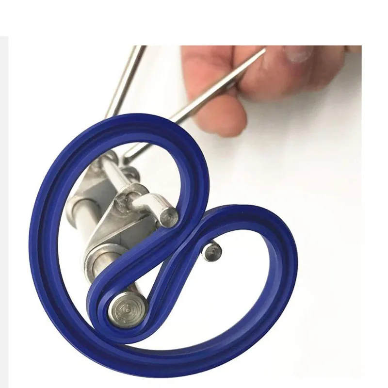 

3-Piece Hydraulic Cylinder Piston Rod Seal U-shaped Cup Installation Tool Built-in Seal Ring Pliers Clip