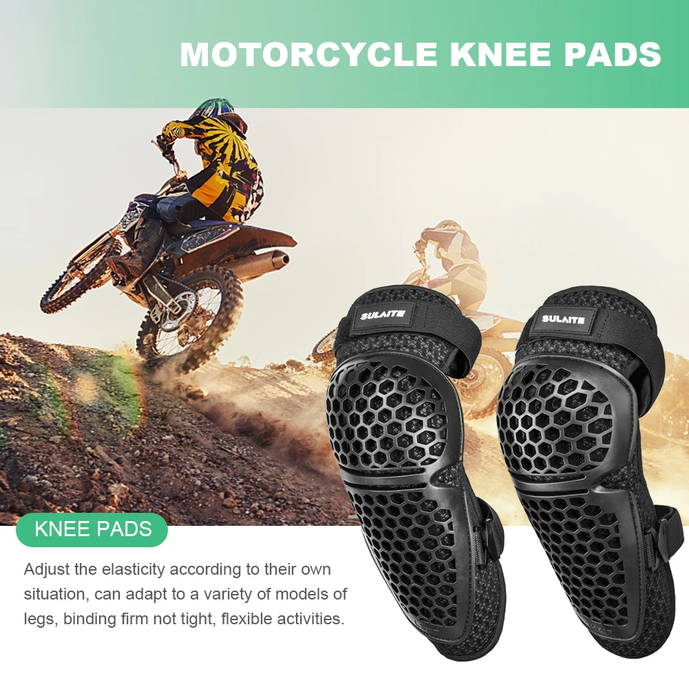 

Motorcycle Knee Pads Breathable Motocross Knee Brace Comfortable Motorcycle Elbow Protector Cross Protections for Riding Cycling