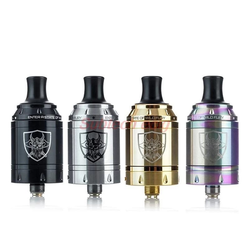 

Vaporizer Mini MTL RTA 22mm 2ml Tank Single Coil Rebuidable Bottom Airflow Atomizer Top Filling W/ Easy Building Coil Deck Vape