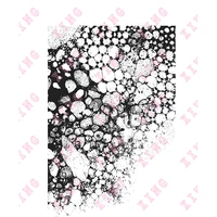 new bubbles with gridblock clear silicone stamps diy scrapbooking card stencil paper cards handmade album stamps deco die sheets